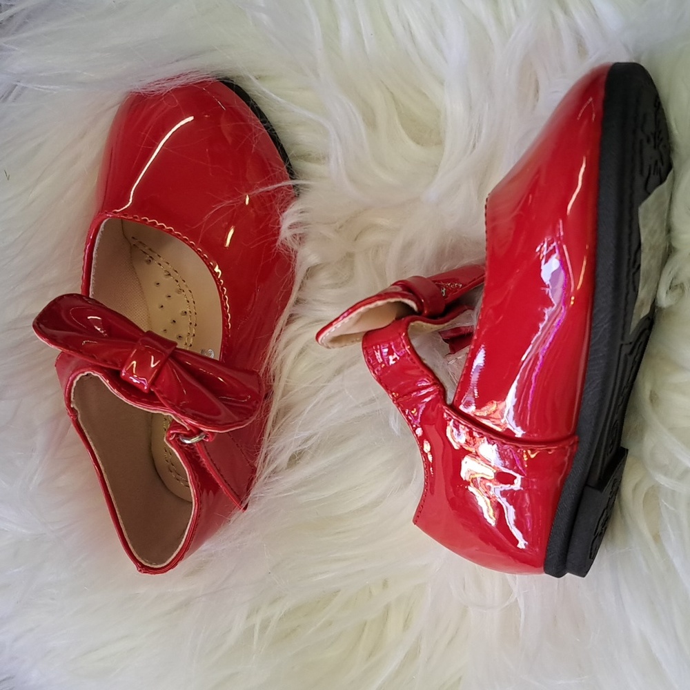 Girls Red Patent Dress Shoes